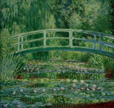 De vijver met waterlelies door Claude Monet